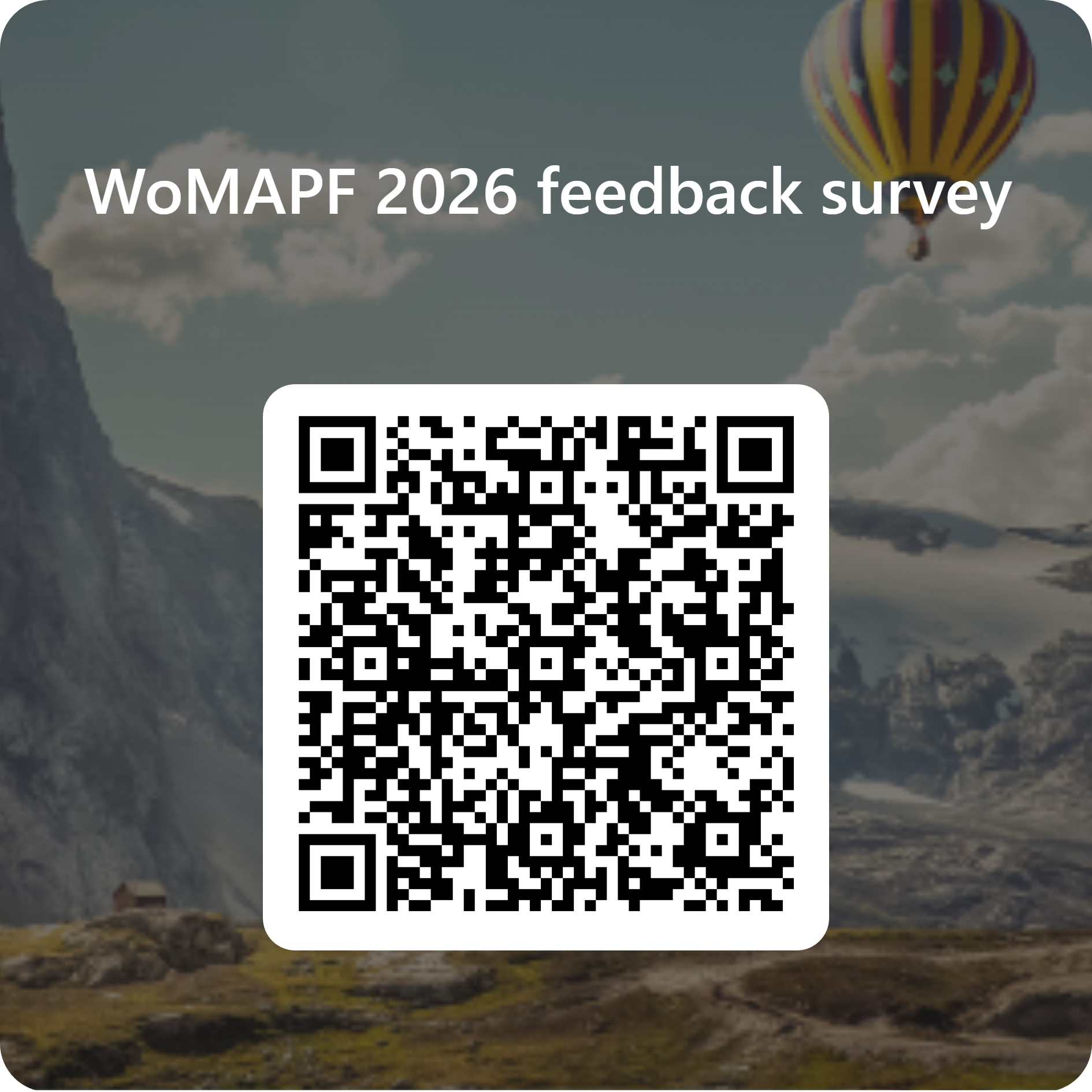 Post-workshop survey QR Code